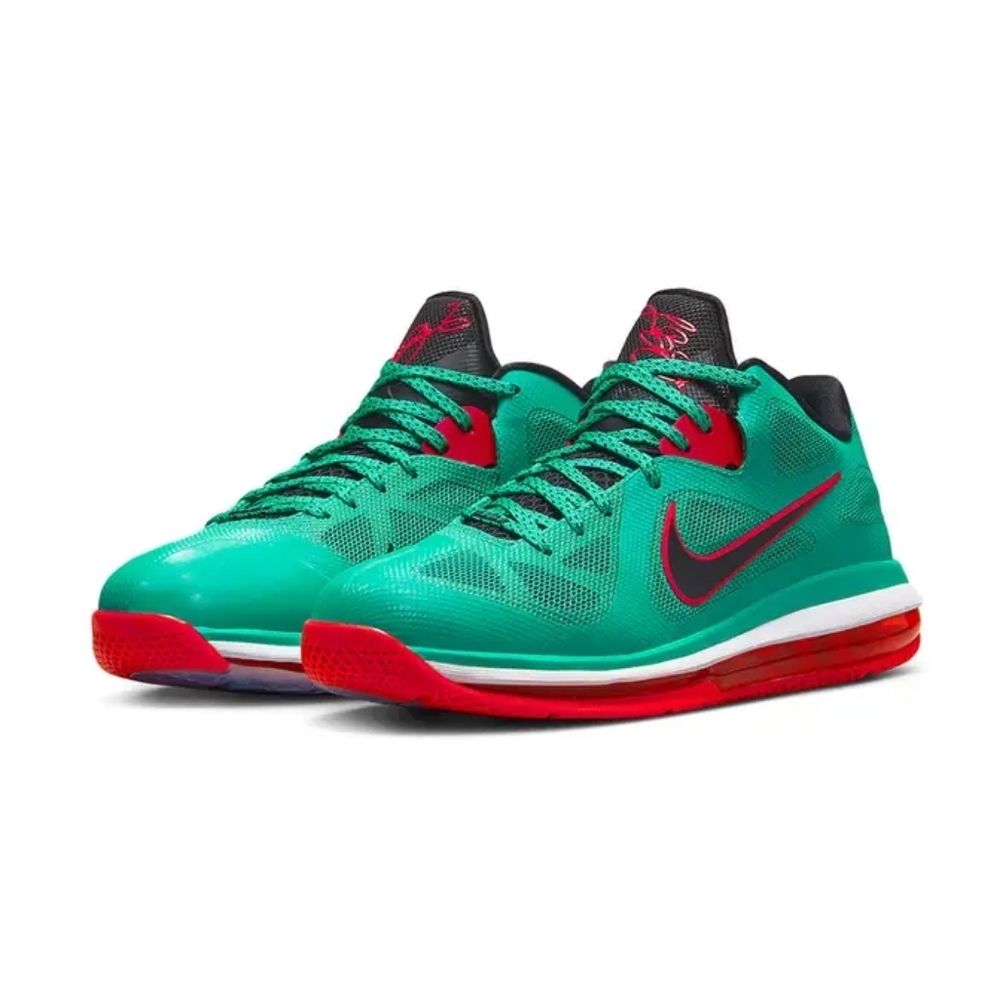 Nike Lebron 9 Low Reverse Liverpool Men's Green Sneakers New Size 7